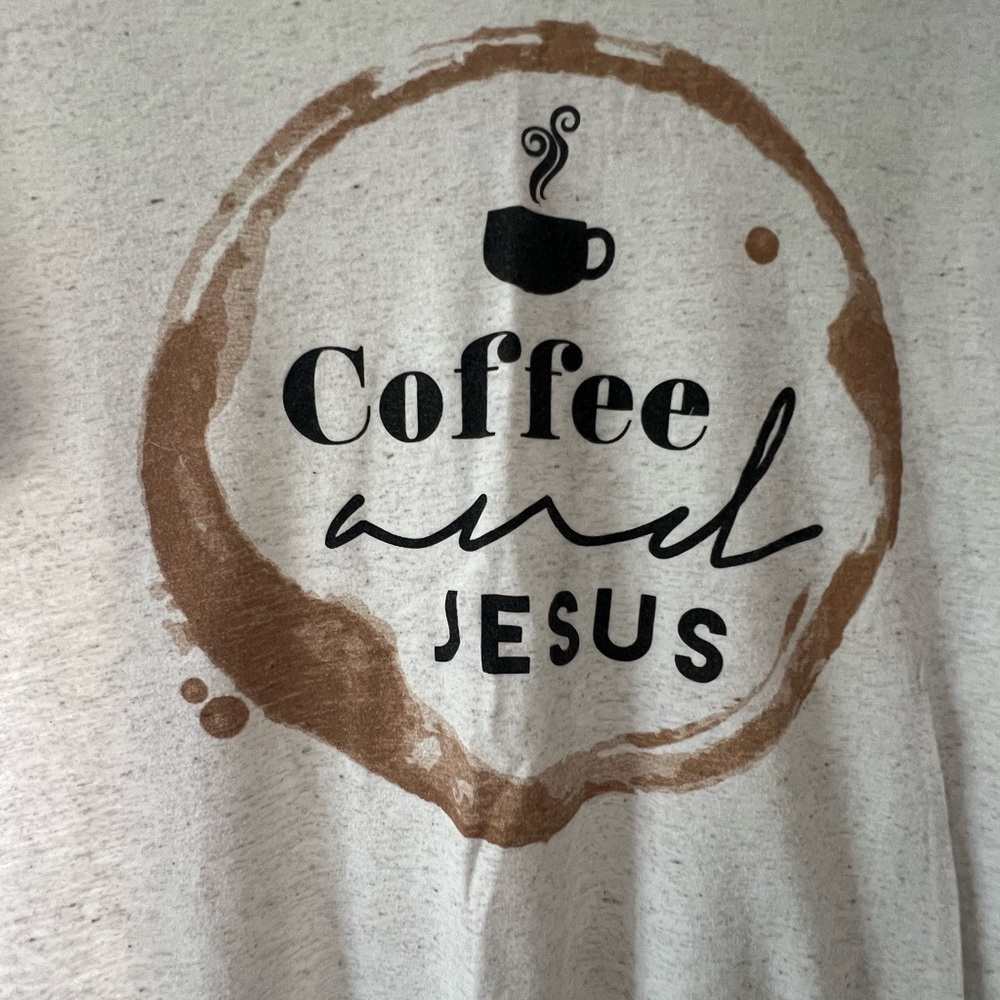 Coffee and Jesus shirt